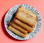 Assiette nems Ã  la viande de zÃ©bu